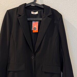 Elegant Black Women's Suit Jacket